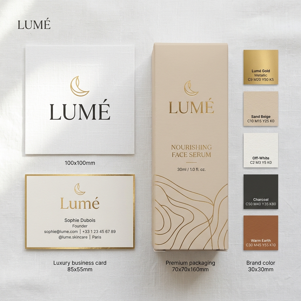 Brand Identity - Lumé Skincare